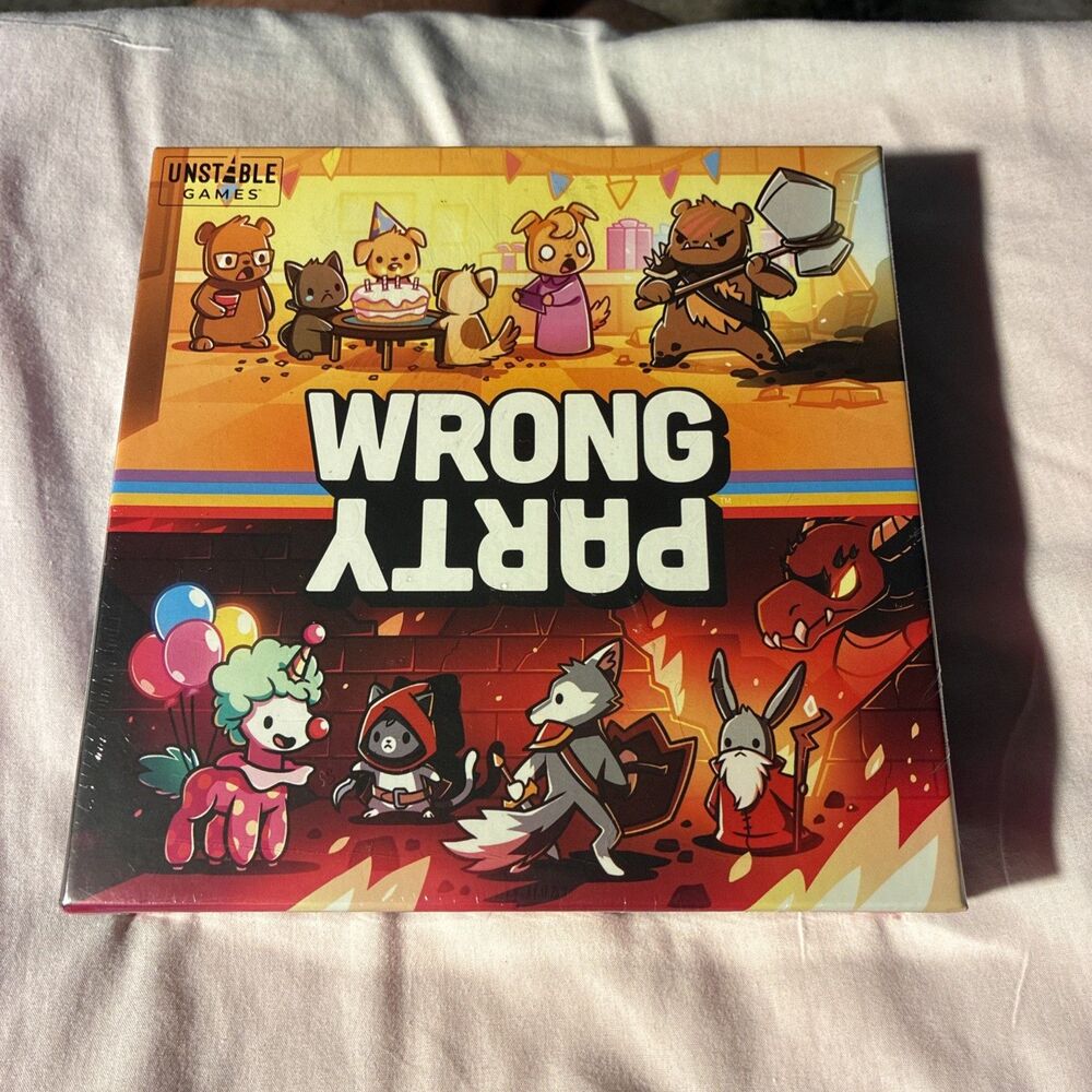 Wrong Party Board Game NEW Sealed | Unstable Games | 2–5 Players